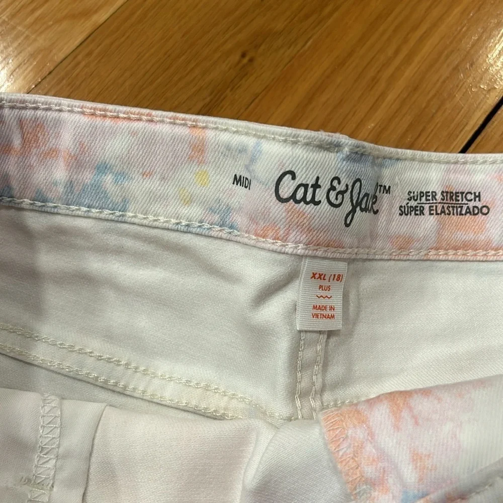 Cat & Jack Pink and White Summer Shorts